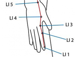 Shiatsu Self Massage for Headaches-Hand Point